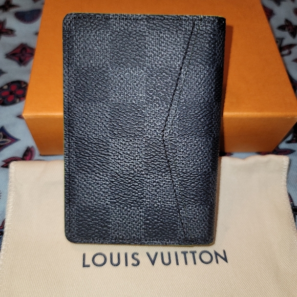 Virgil Abloh Pocket Organizer Louis Vuitton Signature Damier Graphite Black - Picture 8 of 14